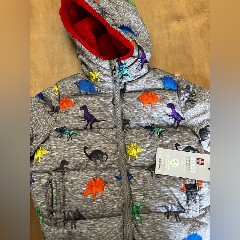 SOLD NWT Toddler Dinosaur Puffer
